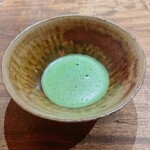 温石 - 仕上げは抹茶