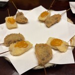 はん亭 - 蓮根の肉詰めと烏賊