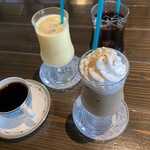 GOOD TIME 福栄珈琲店 - 福栄ブレンド、ミックスジュース、アイスアーモンドオーレ、アイスコーヒー