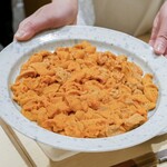 鮨 めい乃 - 礼文島から直送のバフンウニ