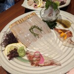 せいもん払い - イカ刺し