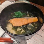 せいもん払い - 鮭茶漬け