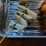 十笑 - 焼き鳥のやげん軟骨。