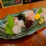 宗平 - 白身3点盛り1,500円