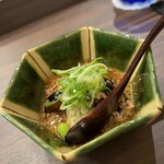 又一 - 茄子の揚げ出し　鶏そぼろあん