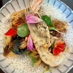 ル・プリスティン レストラン 東京 - シグニチャーメニュー手長海老　メイン