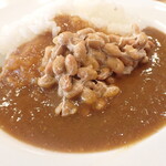 トーコーキッチン - カレーライス 納豆