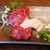 ささ  - 料理写真:熊本産馬刺し３種盛り