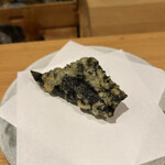 鮨 熊 - 海苔巻雲丹天麩羅