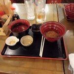 かに・海鮮問屋 魚どん亭 - 完食！　ご飯の盛りがよくて満腹です