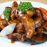 孟の台所 - 黒酢酢豚７８０円