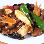 孟の台所 - カルビオイスター炒め780円