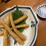 極丼 - ごぼうの唐揚げ