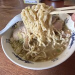 良温 - 平打ち縮れ麺