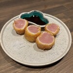 地鶏屋井むら - 鶏むねレアカツ 880円