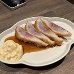 地鶏屋井むら - アジのレアフライ 750円