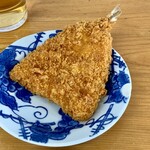 多田製麺所 - アジフライ。