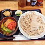 手打ちうどん 和 - いろは汁うどん。味玉天。