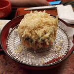 総本家更科堀井 本店 - かき揚げ