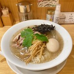 味噌中華そば ムタヒロ - 塩煮干特製そば・冷やし、1,150円。