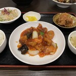 久香亭 - 酢豚セット