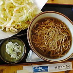 手打ちそば　味処ゆづかみ - かき揚げそば（700円）