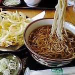 手打ちそば　味処ゆづかみ - かき揚げそば