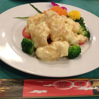 中国料理 盤古殿 新横浜プリンスホテル店 - プリプリ大海老のマヨネーズ和え 1200円