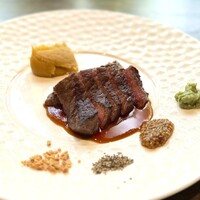 飛騨牛グリルばくろ - メインのステーキ。