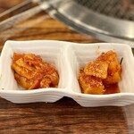 SATOブリアン - キムチ盛り