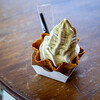 富成伍郎商店 - ピスタチオソフトクリーム