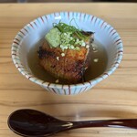 蕎麦 市のせ - 国産鰻と新蓮根のひろうす