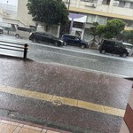 江ちゃんラーメン - 帰り…徒歩15分くらいで土砂降り！5分くらい大雨だった！