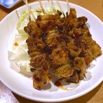 かき川 - 鶏皮￥140/1本　2025.6.5