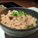 赤坂 金舌 - 牛すじと筍の炊き込みご飯