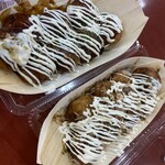 たこ風船 - 料理写真:オリジナルソースたこ焼き￥580    京風しょうゆ￥580     