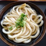 山内うどん店 - ひやあつ（大）350円