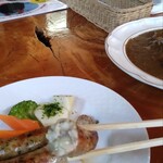 ウッドペッカー - 断面撮りのはずがボケた