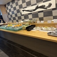 日本料理 うなぎ 松前 - ビュッフェコーナー