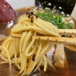 ハイデン.コッコFACTORY ら-めん凛々 - 揚げネギを纏う麺