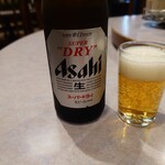 清香園 - 瓶ビール650円で乾杯！