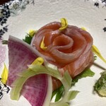 富田屋別館 - 信州サーモンの造り