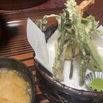 富田屋別館 - 山菜の天麩羅
