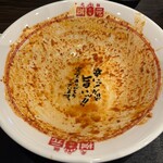 元祖辛麺屋 桝元 - 完食最終形態