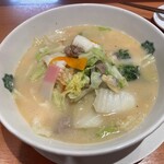日高屋 - 料理写真:日高ちゃんぽん+餃子セット