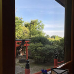 奈良ホテル - 窓から見えるお庭