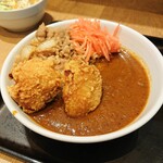 吉野家 - 牛魯珈カレー／唐揚げ２個