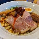 中華そば 雨ニモマケズ - 焦がし醤油のまぜそば