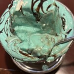 珈琲太郎本舗 - プリンもミント色です♪