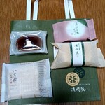 菓匠　清閑院 - 料理写真:いち松ガトーウィッチ 金胡麻（左下）